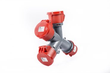 Moltiplicatore 3 prese IP44 3P+T