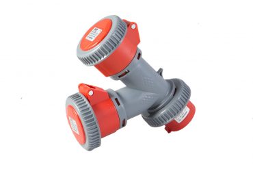 Moltiplicatore 2 prese IP67 3P+T
