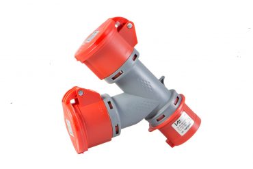Moltiplicatore 2 prese IP44 3P+T