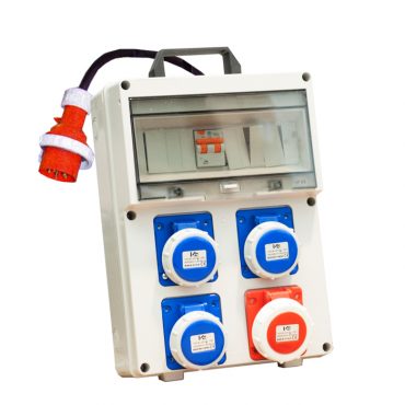 Quadro portatile 4 prese termoplastico PL380/1/3
