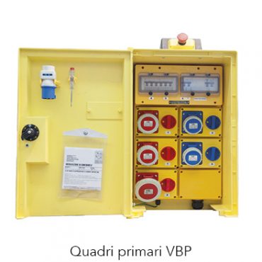 Quadro primario 5 prese in vetroresina VBP