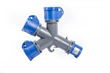 Moltiplicatore 3 prese IP44 2P+T
