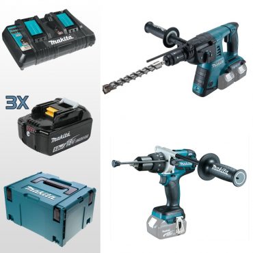 MAKITA DLX2101PTJ KIT LI-ION 18V 5,0 AH
