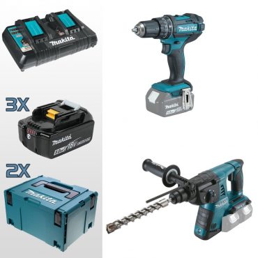 MAKITA DLX2137PTJ KIT LI-ION 18V 5,00 AH