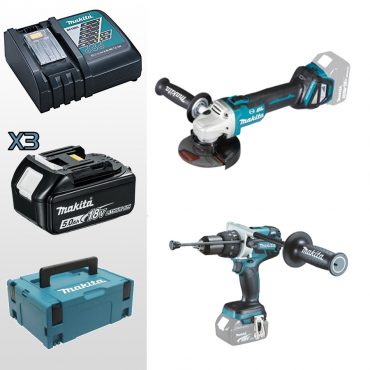 MAKITA DLX2254TJ1 KIT LI-ION 18 V 5,0 AH