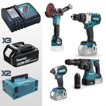 MAKITA DLX4104TJ1 KIT LI-ION 18V 5,0 AH