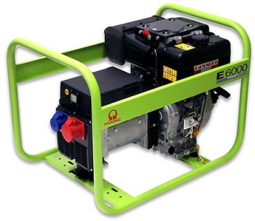 PRAMAC E6000 GENERATORE DI CORRENTE DIESEL TRIFASE kW 5,7