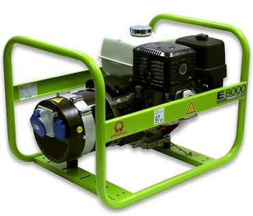 E8000 GENERATORE kW 6,0 PRAMAC A BENZINA MONOFASE