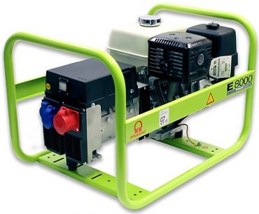 E8000 GENERATORE kW 7,0 PRAMAC A BENZINA TRIFASE