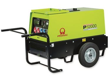 GENERATORE kW 12 PRAMAC P12000 DIESEL TRIFASE + KIT TRASPORTO