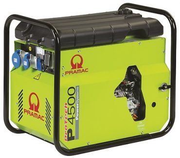 PRAMAC P4500 GENERATORE DI CORRENTE DIESEL MONOFASE SILENZIATO QUADRO CONN DPP kW 3,5