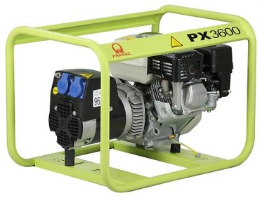 GENERATORE kW 3 PRAMAC PX3600 A BENZINA MONOFASE
