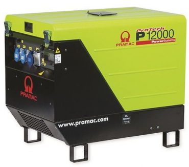 PRAMAC P12000 GENERATORE DI CORRENTE A BENZINA MONOFASE QUADRO CONN DPP kW 10
