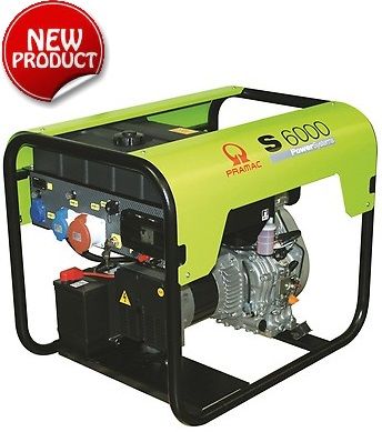 PRAMAC S6000 GENERATORE DI CORRENTE DIESEL TRIFASE QUADRO DPP CONN kW 5,6