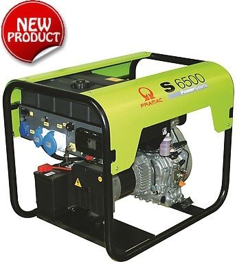 PRAMAC S6500 GENERATORE DI CORRENTE DIESEL MONOFASE kW 4,8 QUADRO DPP CONN