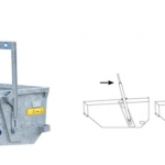 Benna a scarico automatico zincata